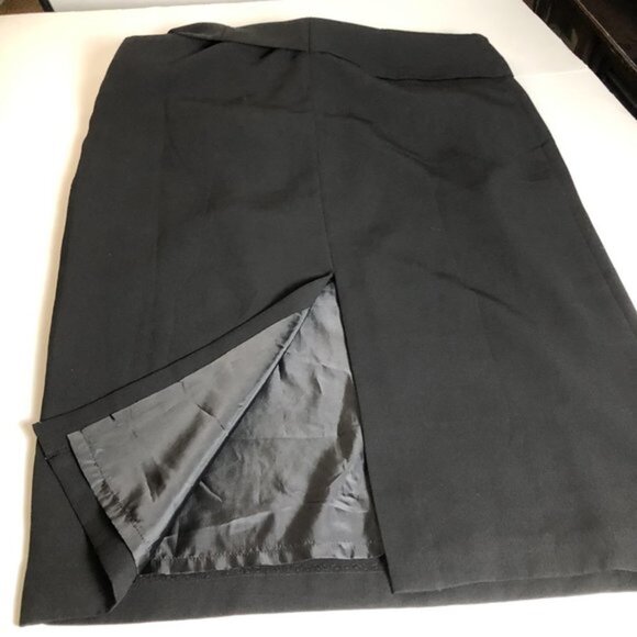 Jessica Howard Black Linen Dress with Matching Linen Jacket, Size 16 - Picture 4 of 9